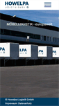Mobile Screenshot of howelpa-logistik.de