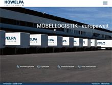 Tablet Screenshot of howelpa-logistik.de